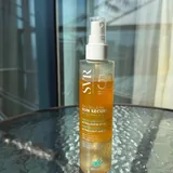 Clarins, стеклянный контейнер, крем после загара, SPF 50, помада, стакан, лопатки, серьги 2