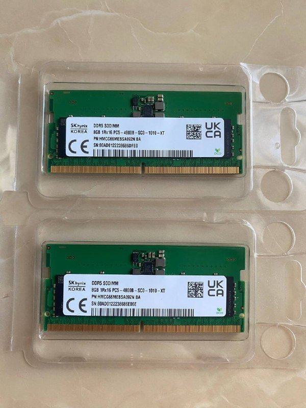 Оперативная память DDR5 для ноутбука 8GB