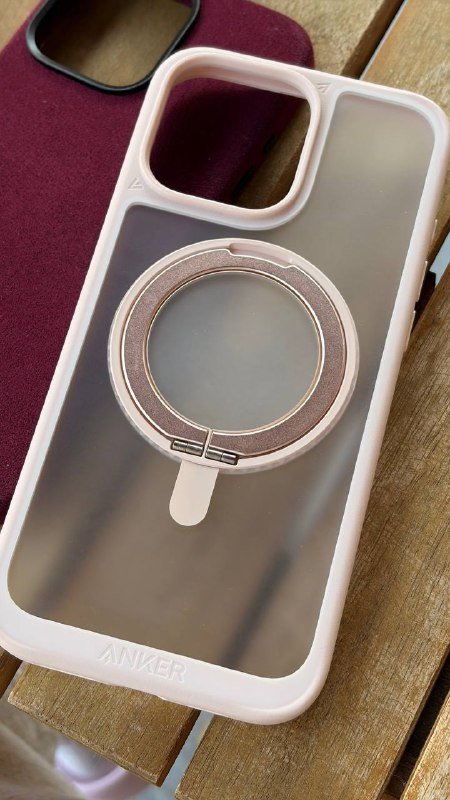 Чехлы для iPhone 16 pro max Apple MagSafe Fucsia, Beats Sunset Purple, ANKER Desert Caramel 3