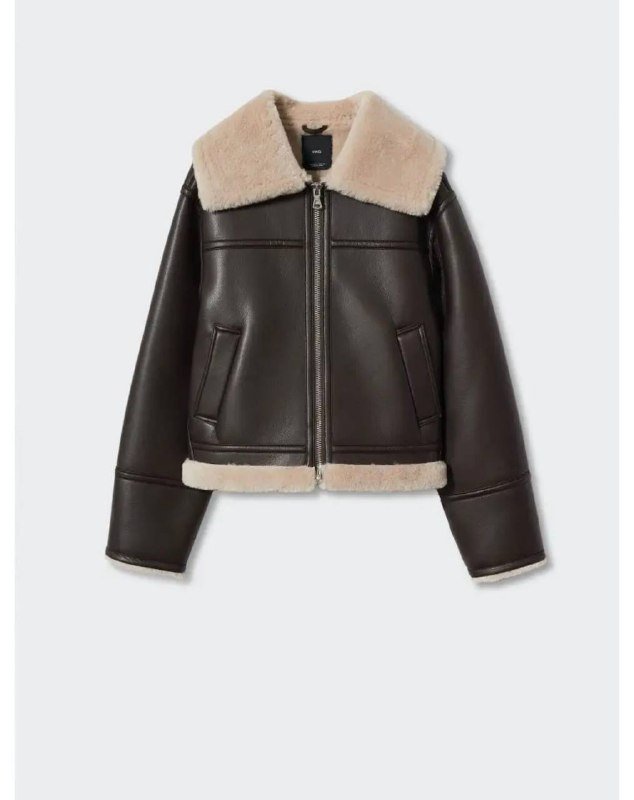 Дубленка MANGO женская, размер L