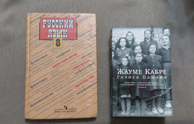 Учебник по русскому языку 8 класс, книга Голоса Памано