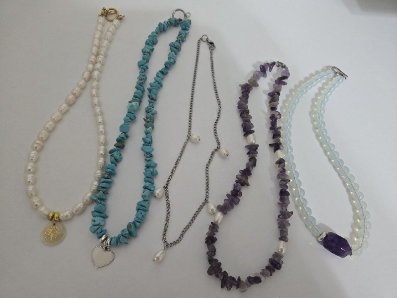 Браслеты, ожерелья, серьги из натуральных камней 7