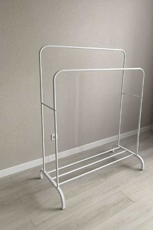 Металлическая напольная вешалка