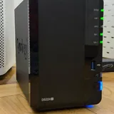 Synology DiskStation DS224+ NAS storage, 2x 4TB Seagate IronWolf HDD 3
