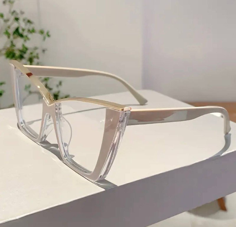 Очки с оправой Cat Eye, линзы AC, оправа из ПК 7