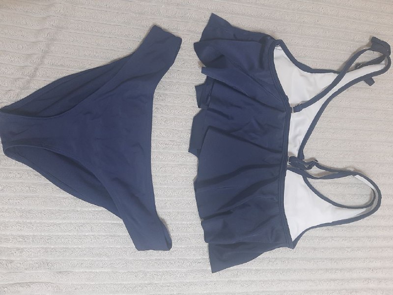 Купальники XL зеленый и синий 4