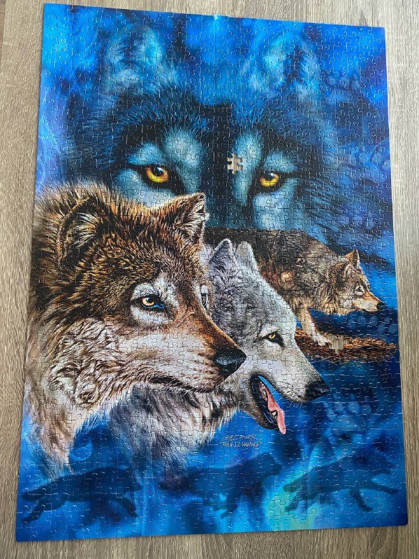 Пазлы с собаками, пазлы с волками 2