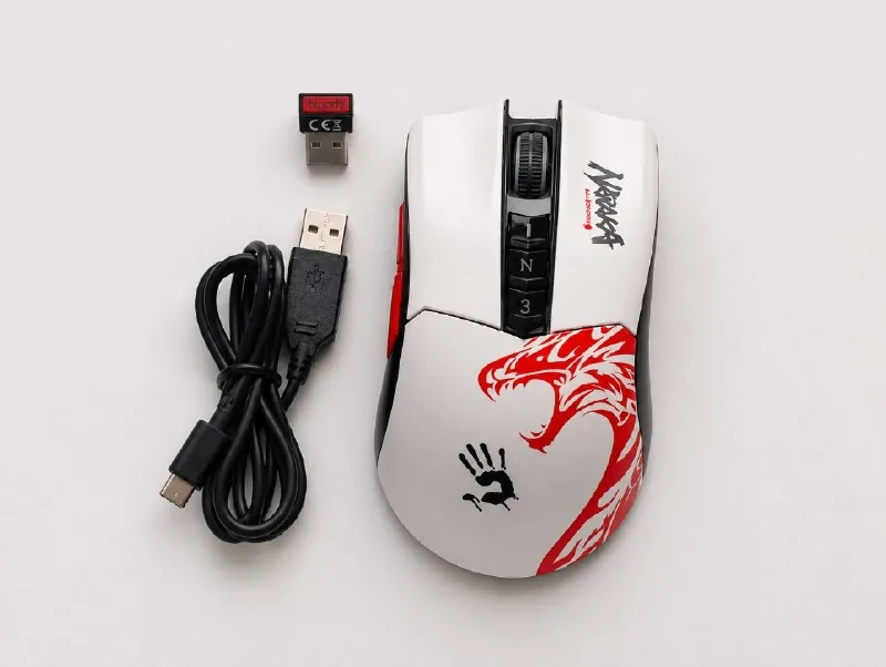Мышь беспроводная A4Tech Bloody R90 Plus Naraka