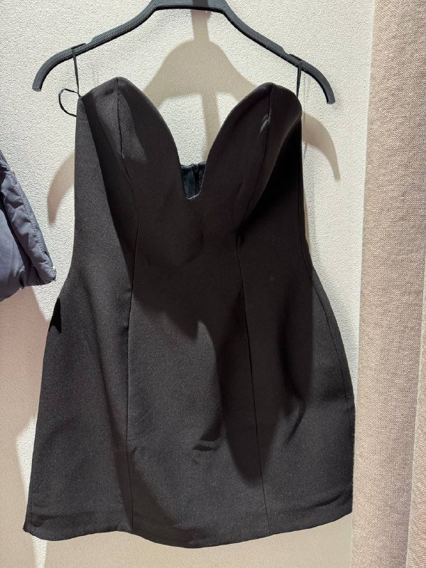 черное платье Zara размер XS-S 2