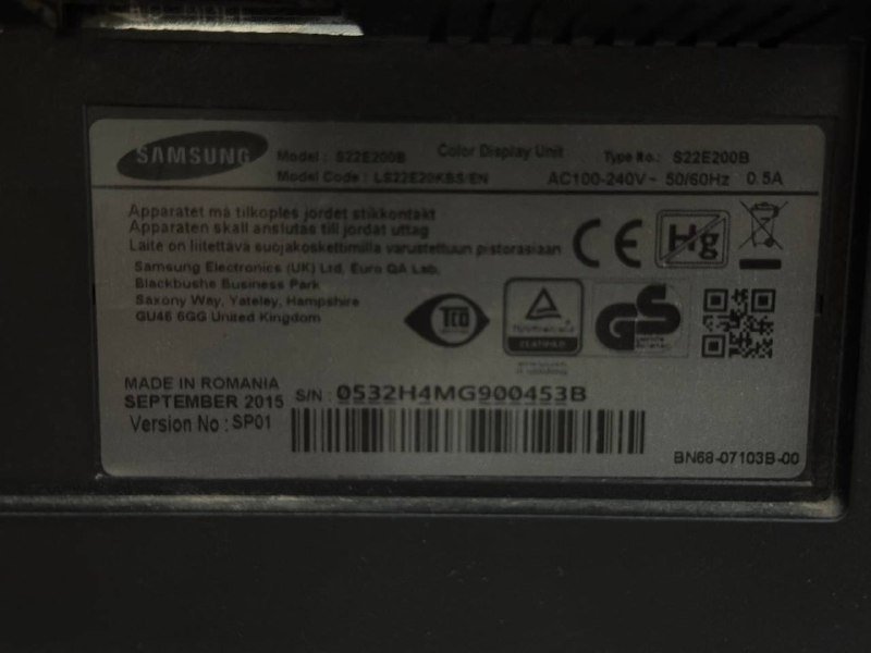 Монитор Samsung 22 дюйма 2