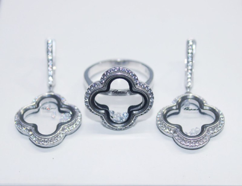 Серебряные украшения Chopard 925 и S925