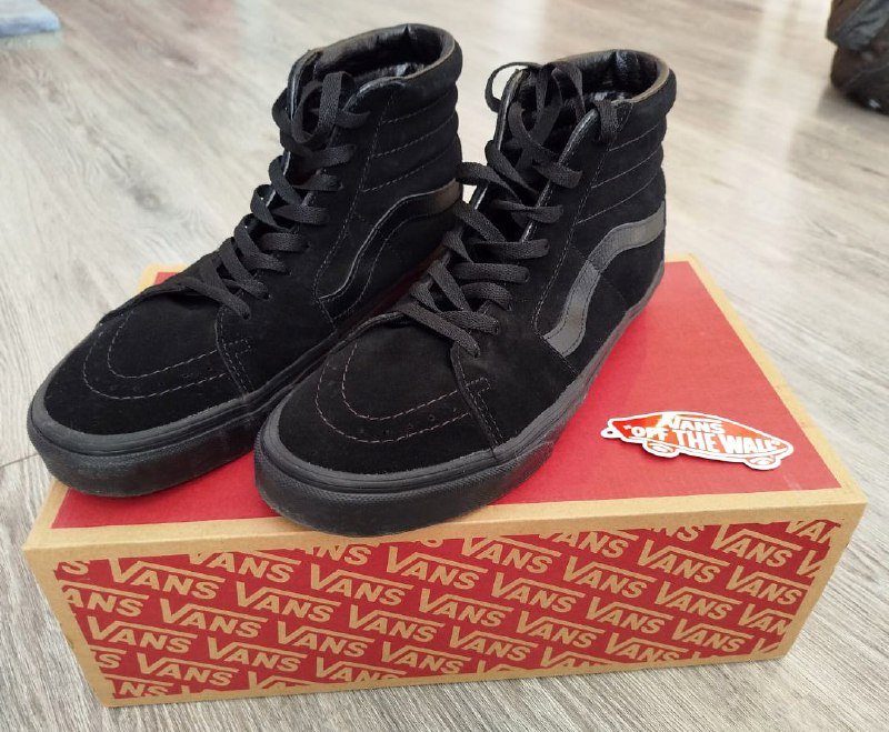 Кеды Vans черные размер 43