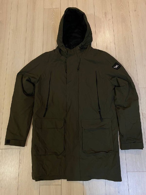 пиджак ZARA, пальто ZARA, куртка парка Stuff, брюки H&M 7