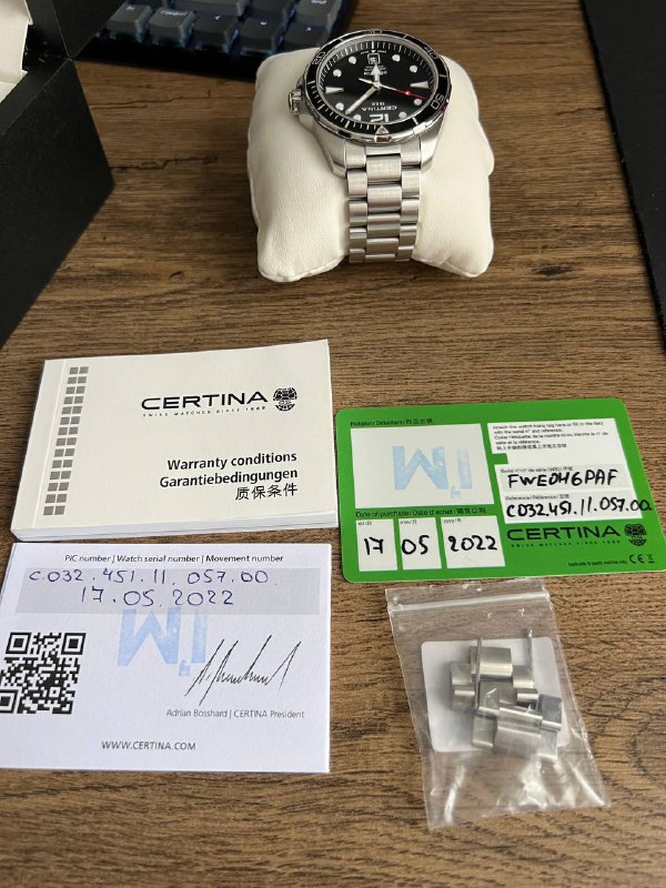 Часы Certina 032.451.11.057.00 4