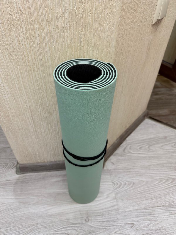 Коврик для йоги двухслойный с чехлом