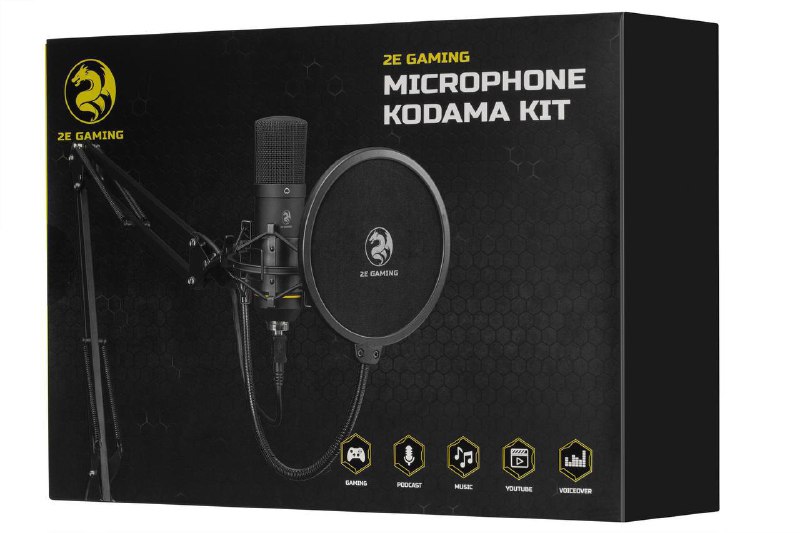 Микрофон 2E Gaming Microphone Kodama KIT, Елка новогодняя, Книги 2