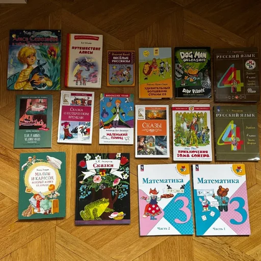 Книги для чтения, учебники, комикс