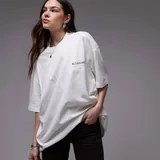 Белая oversize футболка, белый топ, жилет 2