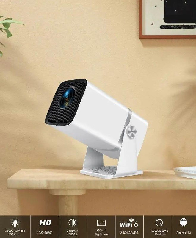 Проектор Thundeal TD80W FullHD 1080p Android 13 WiFi Bluetooth