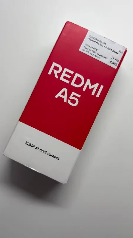 Xiaomi Redmi A5 3/64 GB, Черный 1