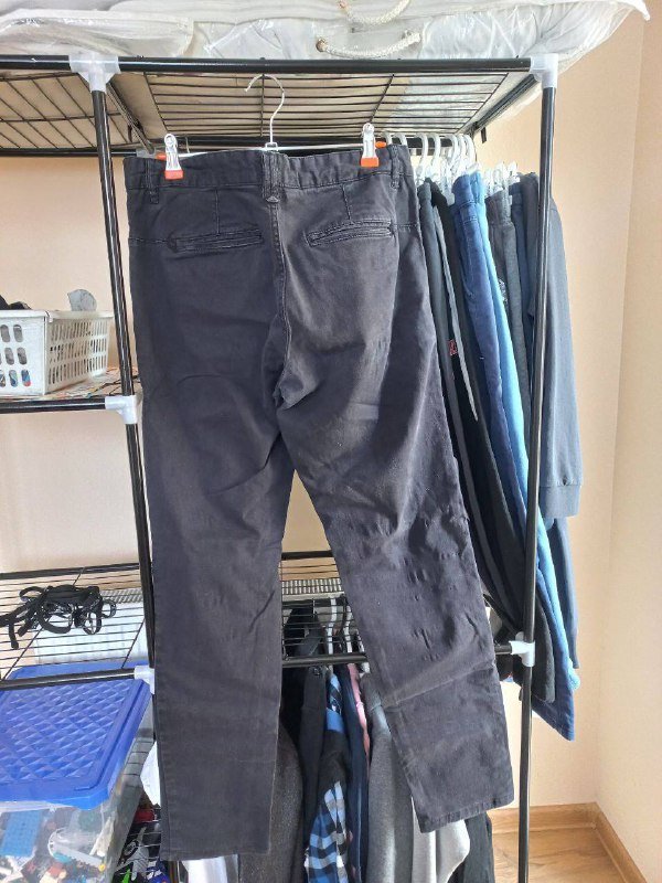 Мужские брюки oodji темно-синие размер 40/180 2