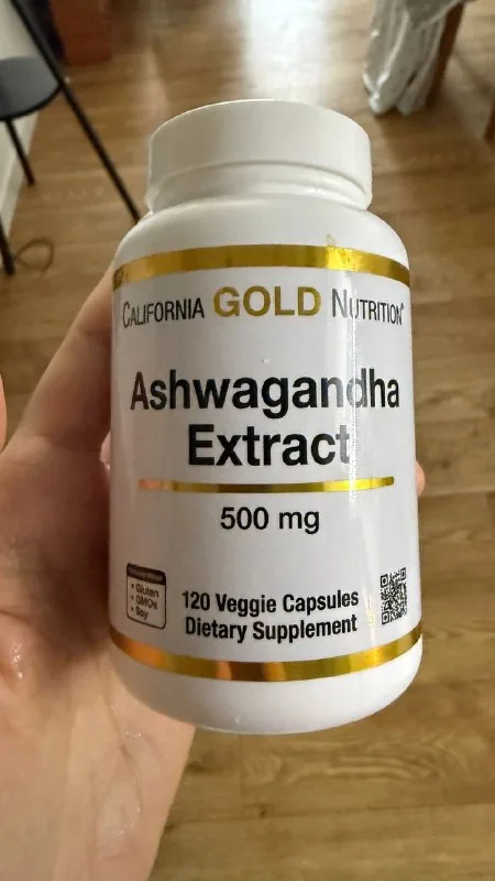 California Gold Nutrition-ის აშვაგანდა, 108 კაფსულა 1
