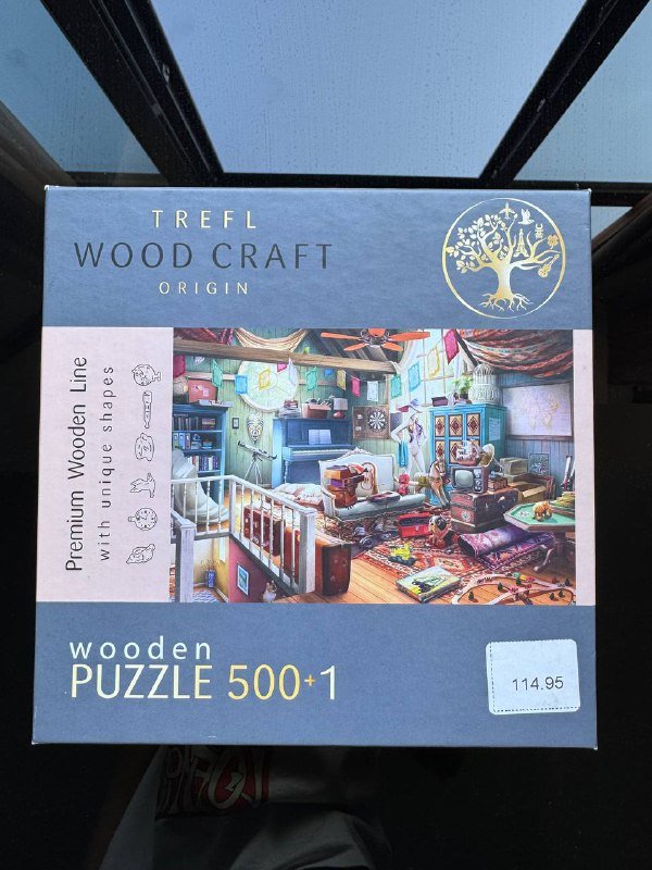 Пазл фигурный деревянный 500+1