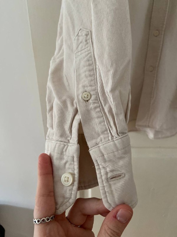 Вельветовая мужская рубашка Uniqlo 5