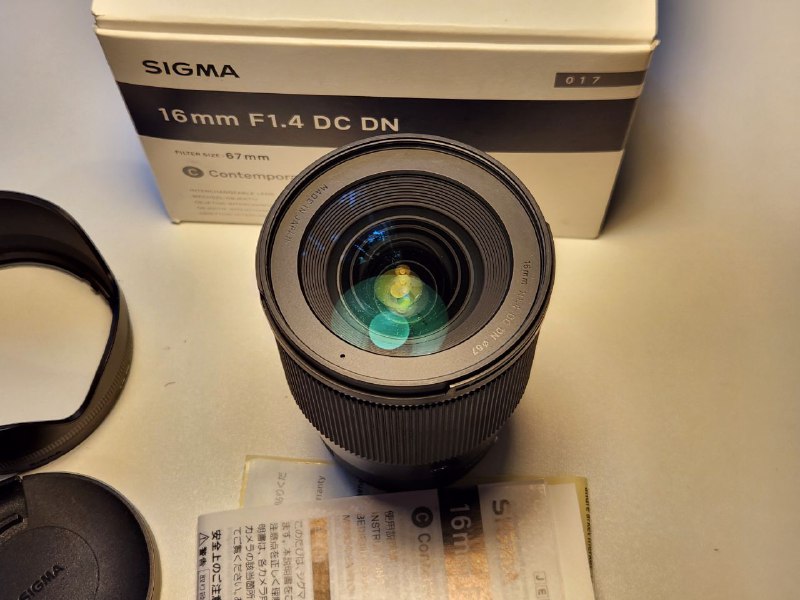 Объектив Sigma 16mm f1.4 для X-Mount Fujifilm 3