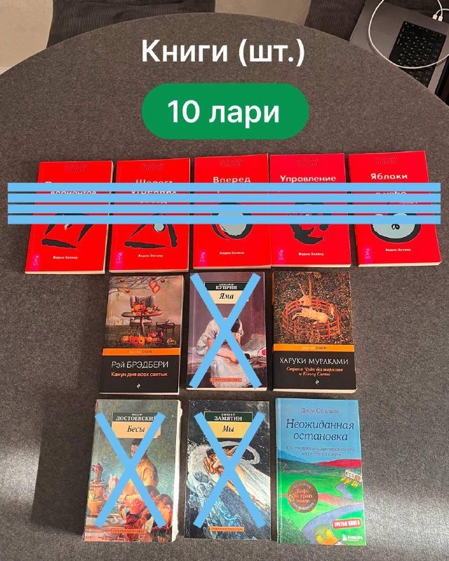 Бокалы, Ваза, Тарелки, Кофеварка, Бутылка для спорта, Пластиковые контейнеры, Книги 8