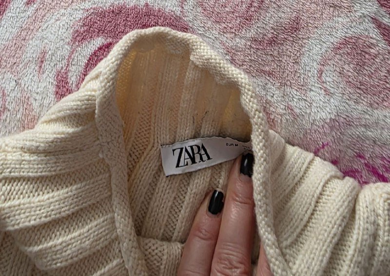 Джемпер Zara плотной вязки размер М 3