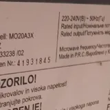 Микроволновка MO20A3X 2