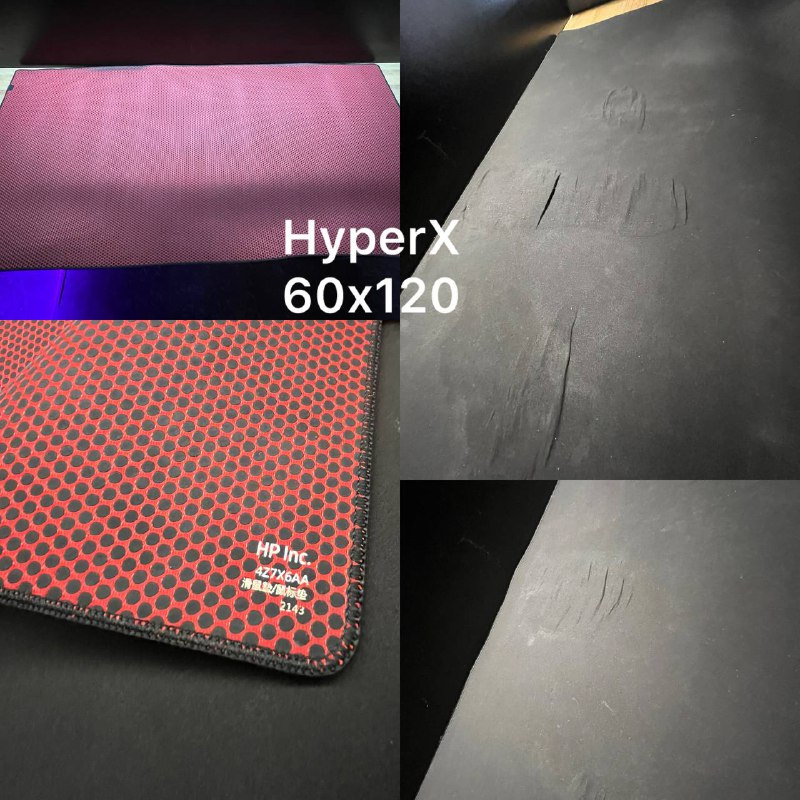 Коврики для мышки игровые HyperX 60х120, No name 40х90