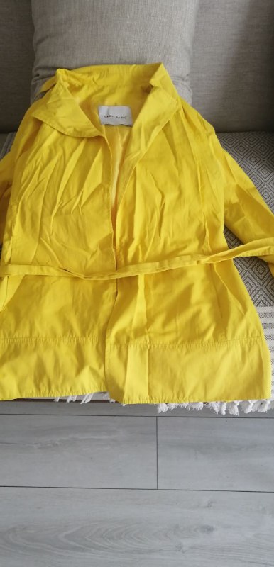 Плащ Zara новый желтый