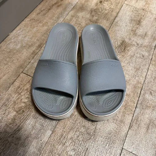 Crocs шлепанцы, белые шлепанцы
