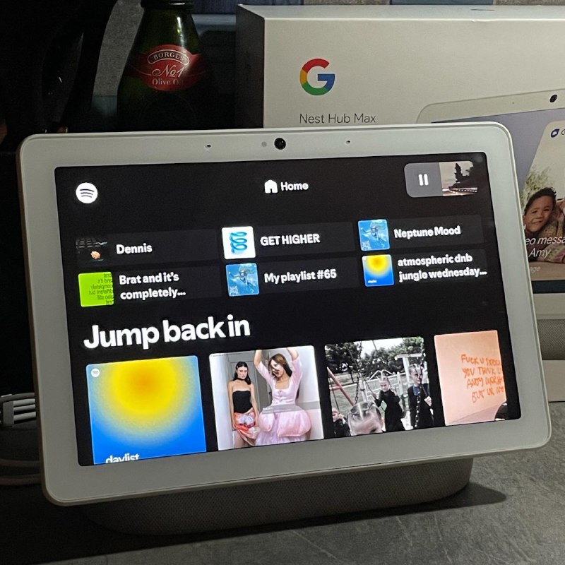 Google Nest Hub Max умная колонка с экраном и камерой 2
