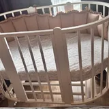 Кроватка 6в1, матрас, бортики, простыни 3