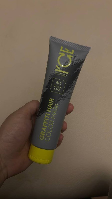 Тонирующая маска для волос ICE Professional Black Lava 2