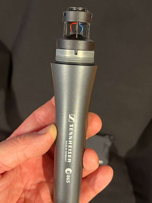 Конденсаторные микрофоны Shure SM86 и Sennheiser e865 2