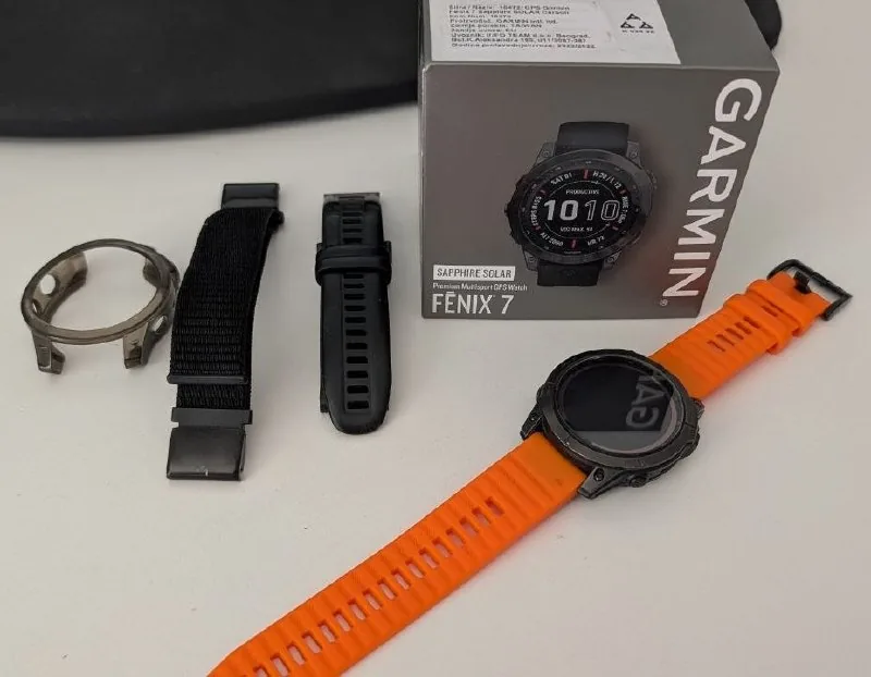 Garmin Fenix 7 Sapphire Solar Titanium 1