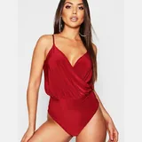 Красное боди Boohoo 2
