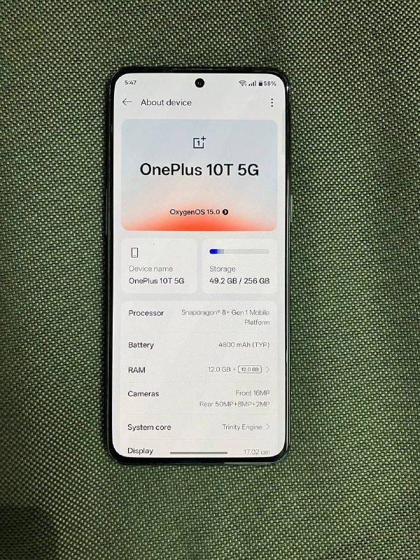 OnePlus 10T 5G 12/256