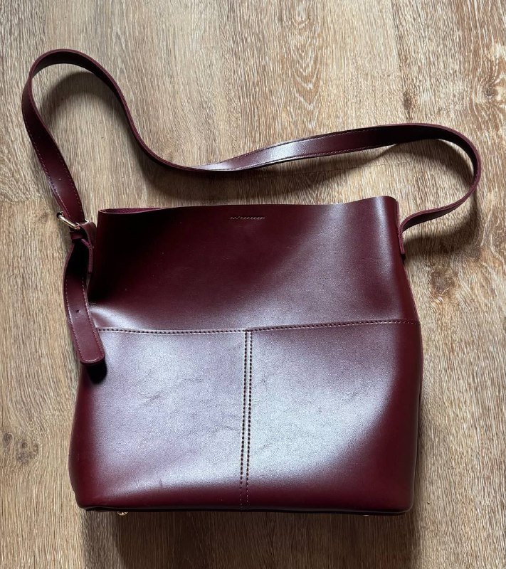Женские сумки коричневая, светло-бежевая, бордовая 6