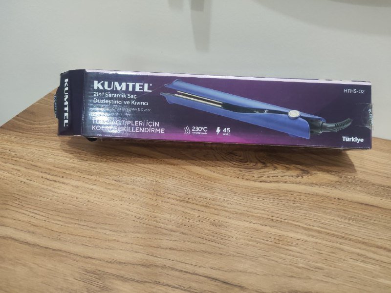 Утюжок-щипцы для волос KUMTEL 2в1