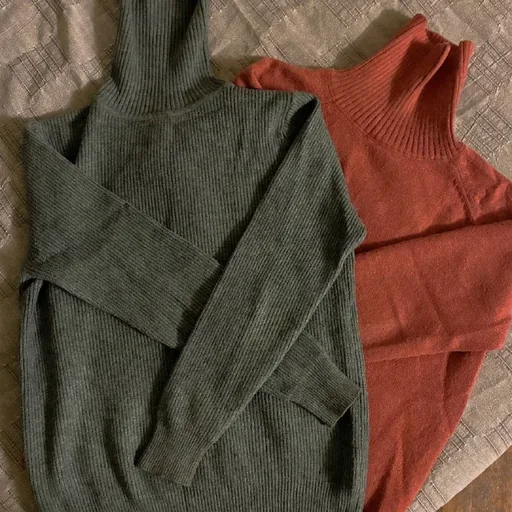 Women’s wool turtleneck sweaters