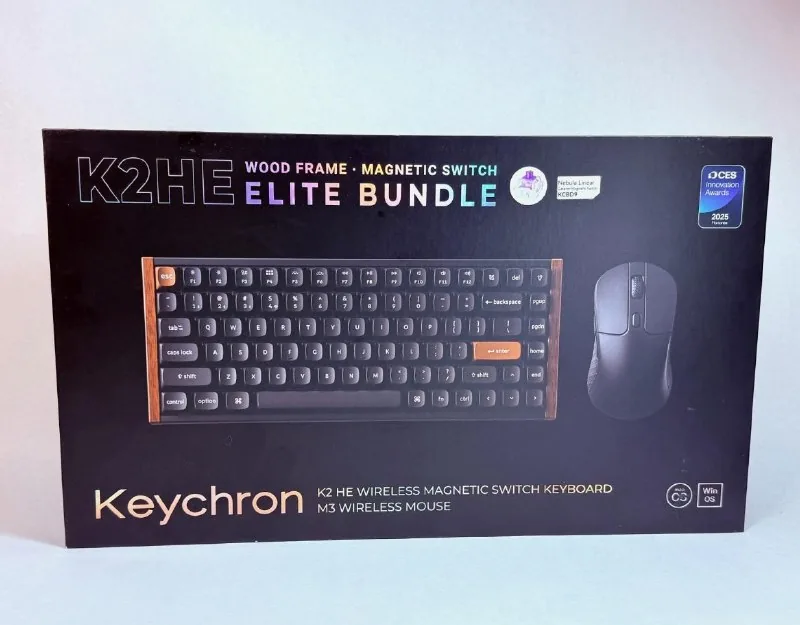 Keychron K2 HE keyboard, M3 mouse 1