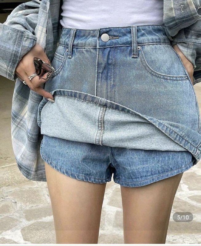 Юбка-шорты, два топа, новые, размер М 2