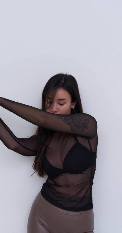 Водолазка-сетка с длинным рукавом женская 5