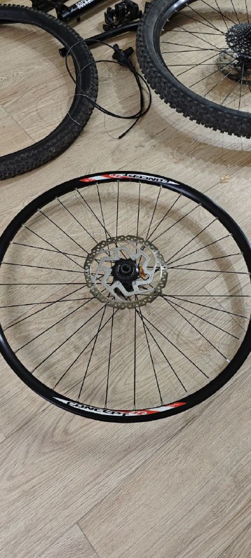 Запчасти для MTB 27.5" вилка, колеса, покрышки, тормоза 4