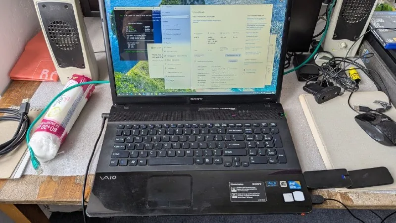 Sony VAIO ноутбук 1
